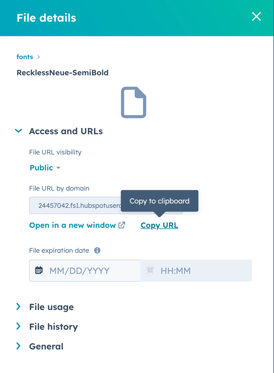 Where to load font files for custom fonts?