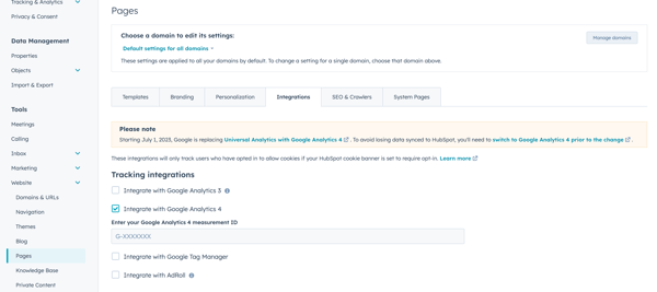 hubspot-google-analytics-4-settings