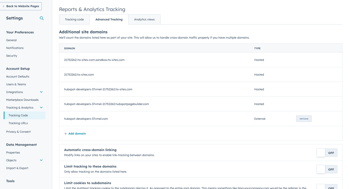 How do I remove the tracking code from links that aren't CTAs?