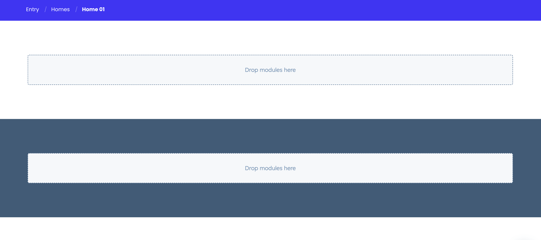 How do I remove the white space from the section around a Sec Module?