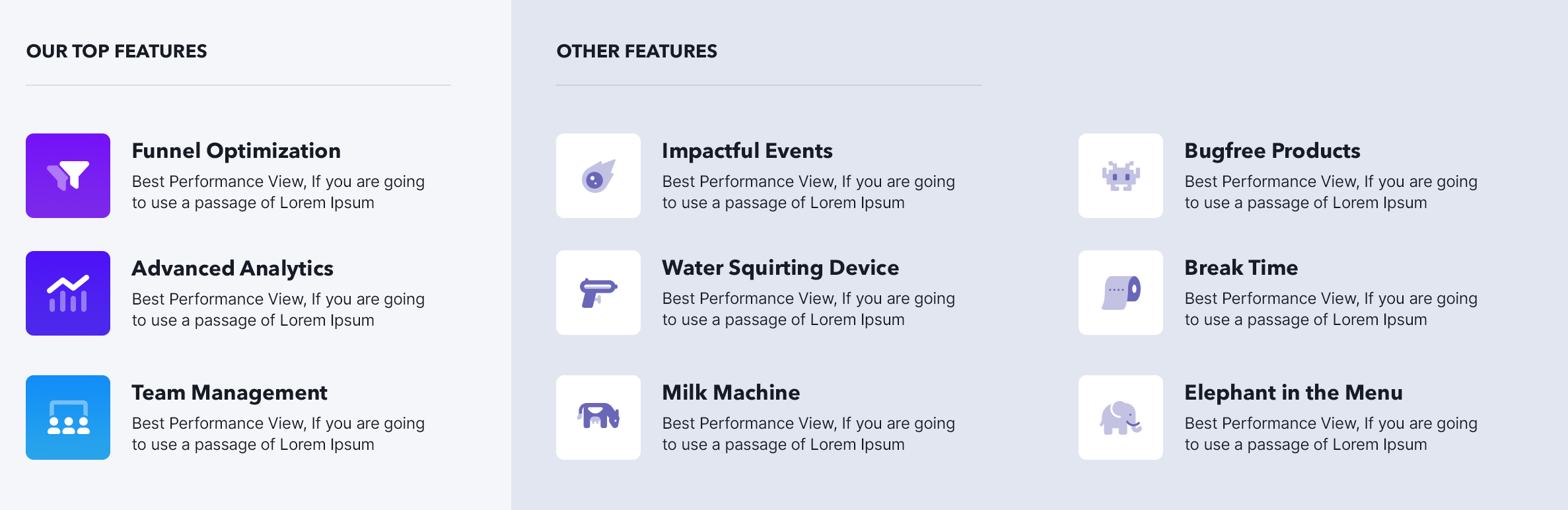 Mega Menu Design | POWER Theme Features