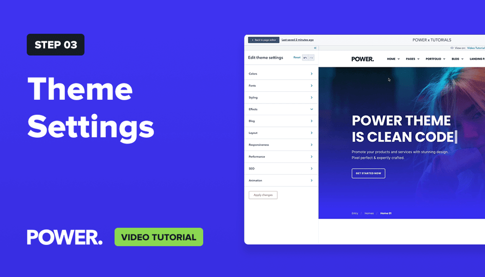 POWER Video Tutorials