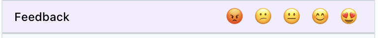 The Feedback bar at the bottom of the chat panel