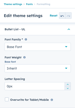 bullet-list-ul-font-settings