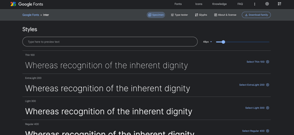google-fonts-styles-weights
