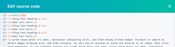 source-code-with-heading-tags