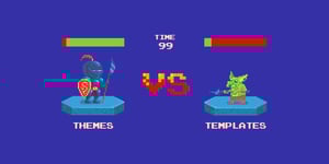 theme vs template pack graphic