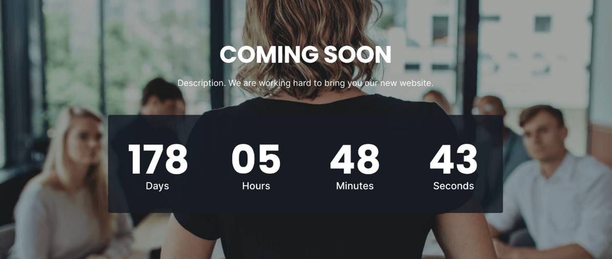 POWER Theme Coming Soon Module | HubSpot Custom Modules