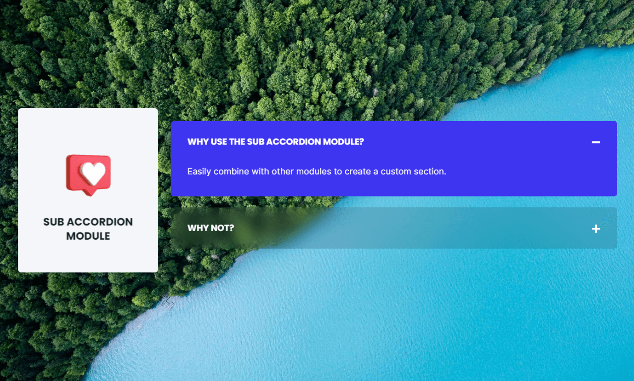 POWER Sub Accordion Module | HubSpot Custom Modules