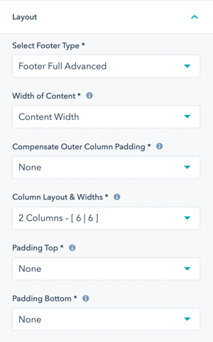 footer-layout-settings