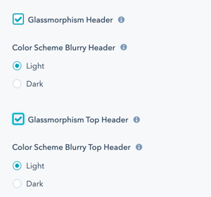 glassmorphism-header-settings