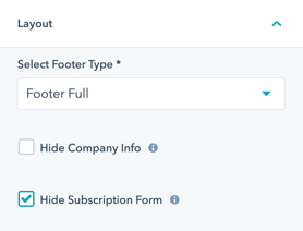 select-footer-type-layout-settings