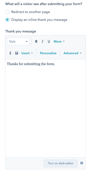 subscription-form-redirect