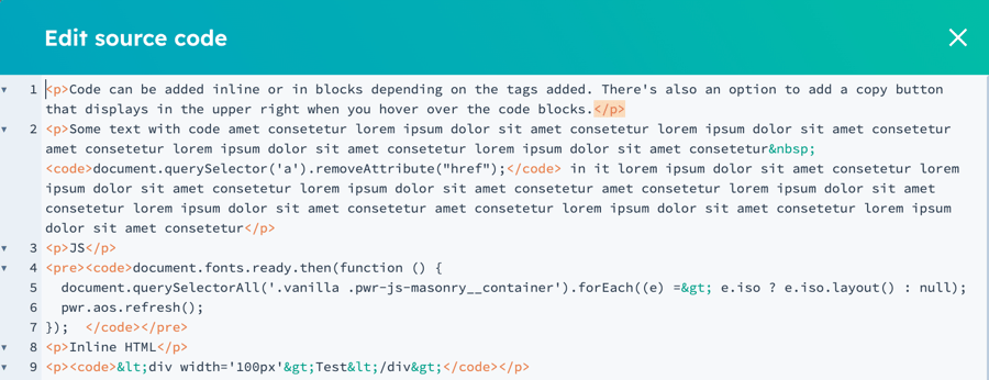 source-code-rich-text-code-block-tags