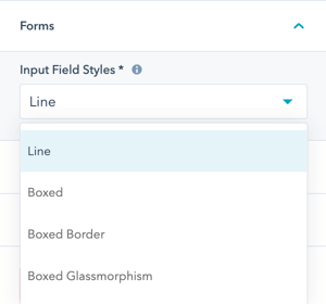 styling-forms-settings