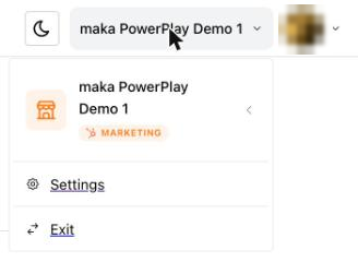 Open your account settings