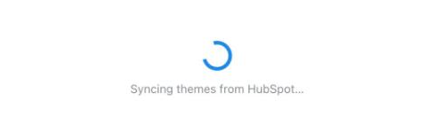The automatic first-time sync after connecting.
